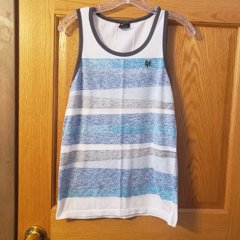 NWOT Zoo York blue and white striped tank top